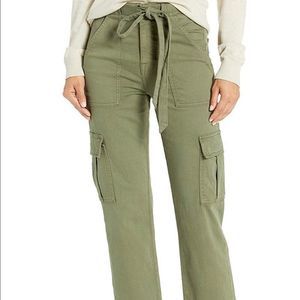 7 For All Mankind High Waist Crop Cargo Pants